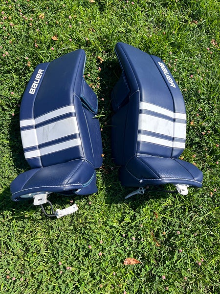 Blue 28" Junior Bauer GSX Goalie Leg Pads