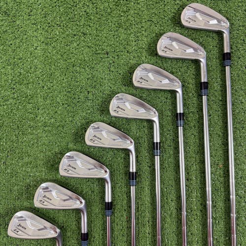 Srixon ZX7 MKII Forged Iron Set 3-PW KBS Tour Steel Stiff Flex +1 Long