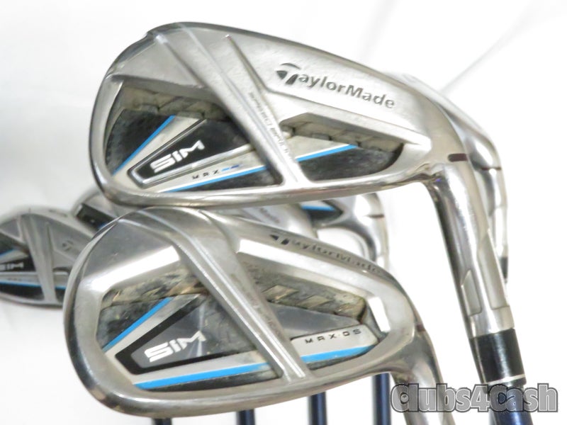 TaylorMade SIM MAX Irons Fujikura Ventus Blue 5-A 6-P, A, Sw .. SENIOR