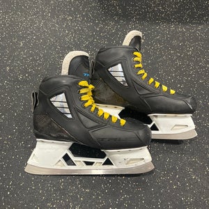 True 2 Piece Hockey Goalie Skates size 8