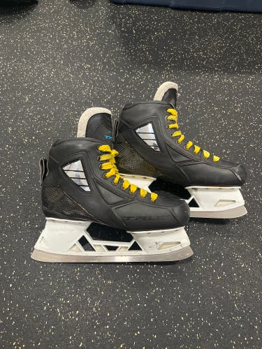 True 2 Piece Hockey Goalie Skates size 8