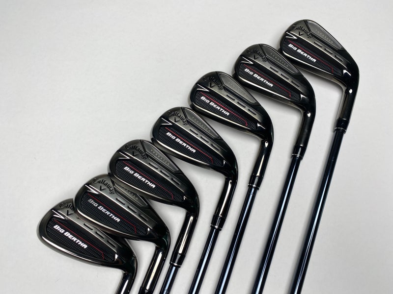 Callaway Big Bertha 23 Iron Set 5-PW+AW UST Mamiya Recoil Dart F2 65g Senior RH