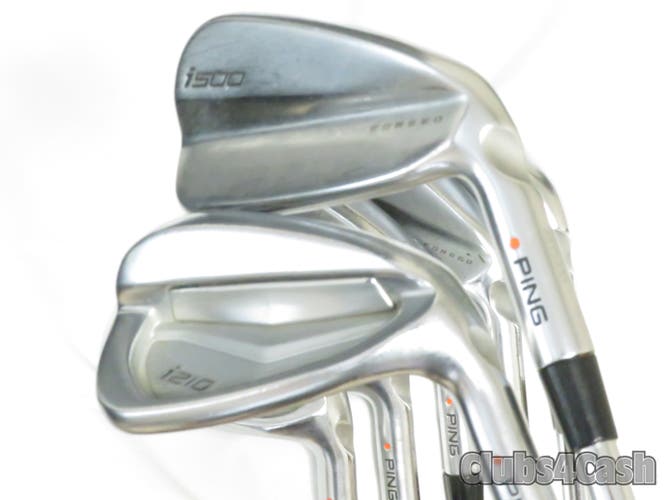 PING i500 i210 Combo Irons Orange Dot AWT Steel Regular Flex 4-P