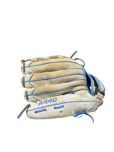 Used Wilson FLASH EZSNAP BB/SB Glove RH Throw Clear And Royal Blue 12" 11834-S000037561