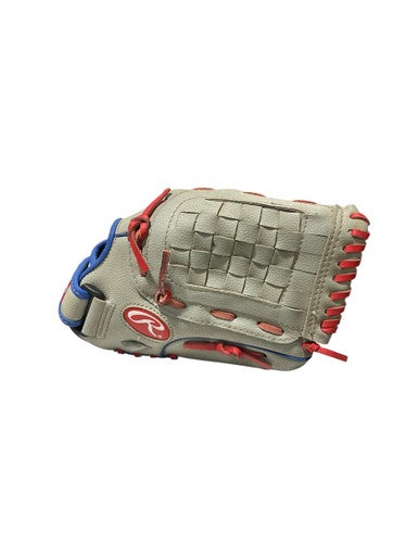 Used Rawlings 11.5 INCH GLOVE BB/SB Glove RH Throw Grey 11 1/2" 11834-S000037552