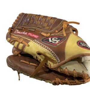 Used Louisville Slugger OMAHA PURE BB/SB Glove LH Throw Brown 12" 11834-S000037790