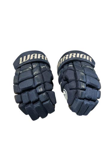 Used Warrior QR3 COVERT GLOVES Senior Gloves Navy Blue 13" 11834-S000037742