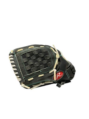 Used Rawlings FAST PITCH BB/SB Glove LH Throw Black 11 1/2" 11834-S000037685