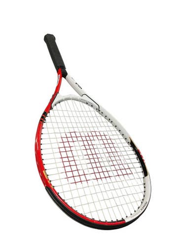 Used Wilson FEDERER 110 TENNIS RACKET Adult Tennis Racquet Red 4 1/4" 11834-S000037665