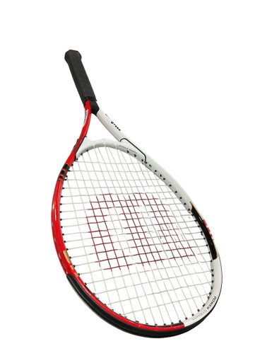 Used Wilson FEDERER 110 TENNIS RACKET Adult Tennis Racquet Red 4 1/4" 11834-S000037665