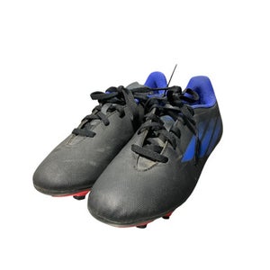 Used Adidas BLK/BLUE BB/SB Cleats Black Junior 04 11834-S000037642