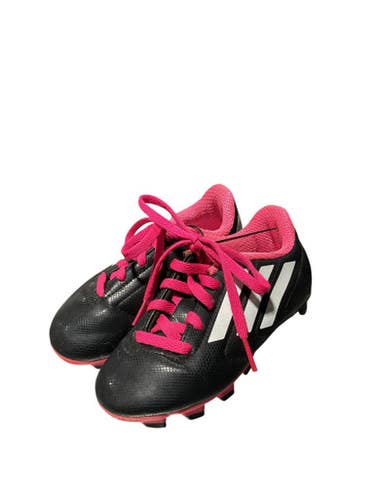 Used Adidas PNK/BLK CLEAT BB/SB Cleats Black Youth 09.5 11834-S000037641