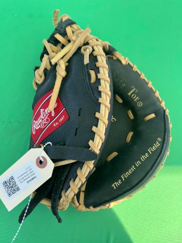 Black Rawlings Highlight Series RH Catcher's Baseball Glove 31.5"