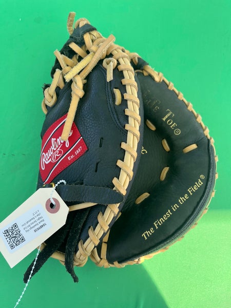 Black Rawlings Highlight Series RH Catcher's Baseball Glove 31.5"