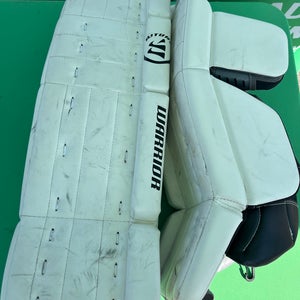 White 26" Junior Warrior Ritual G3 Goalie Leg Pads