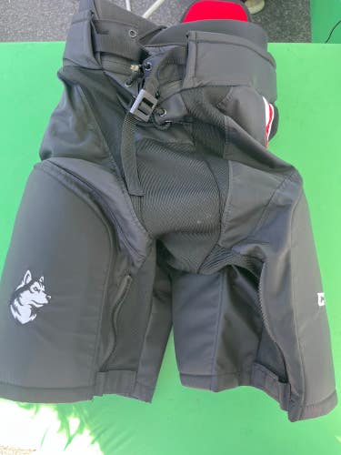 Black Senior Medium CCM HPWM2 Hockey Pants Pro Stock