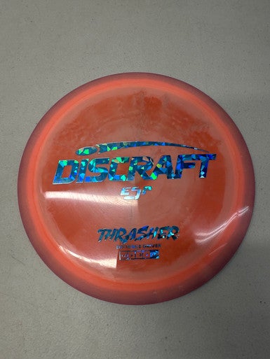 Used Discraft ESP THRASHER Disc Golf Driver Orange 172g 11835-S000195958