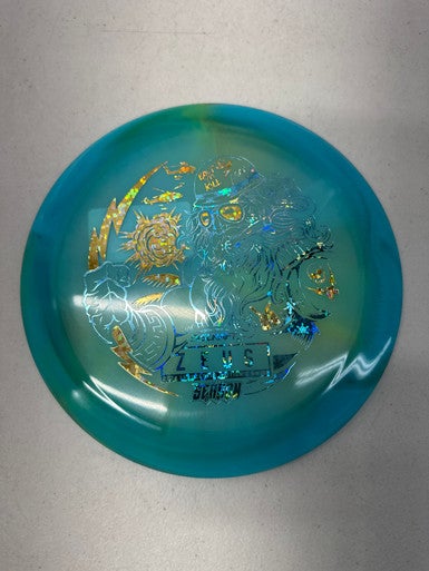 Used Discraft 2024 LEDGESTONE SEASON 1 ZEUS Disc Golf Driver Teal 169g 11835-S000195968