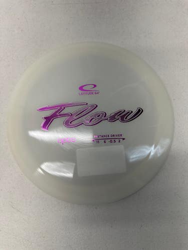 Used Latitude 64 OPTO FLOW Disc Golf Driver White 168g 11835-S000196004