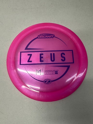Used Discraft Z MCBETH ZEUS Disc Golf Driver Pink 168g 11835-S000195973
