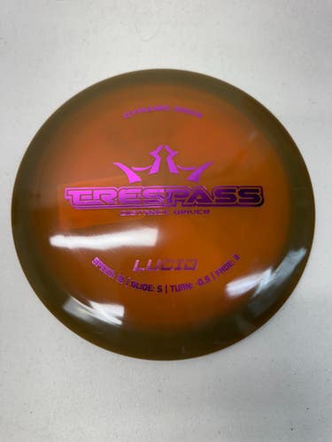 New Dynamic Discs LUCID TRESPASS Disc Golf Driver Brown 170g 11835-S000195979