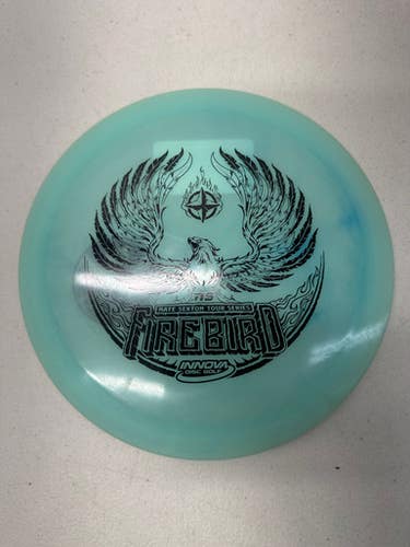 Used Innova TS NATE SEXTON FIREBIRD GLOW Disc Golf Driver Teal 173g 11835-S000196184