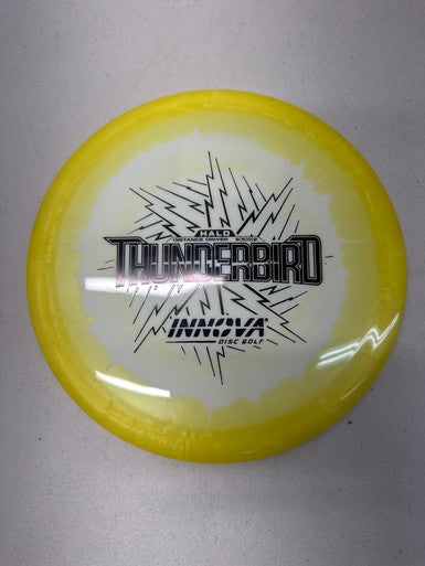 Used Innova HALO THUNDERBIRD Disc Golf Driver Yellow 168g 11835-S000196185
