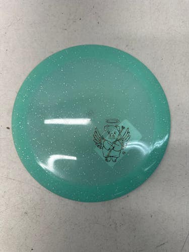 Used Innova CHAMPION METAL FLAKE AZTEC HALO PIG Disc Golf Driver Teal 173g 11835-S000196218