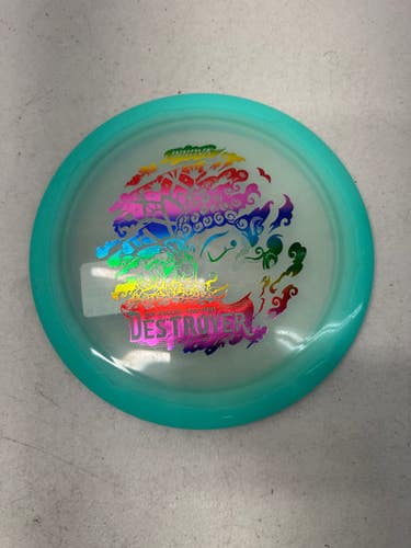 Used Innova TOUR SERIES SCOGGINS DESTROYER Disc Golf Driver Teal 173g 11835-S000196224