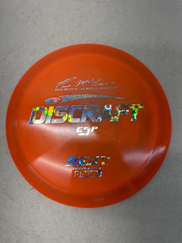 Used Discraft ESP MCBETH 6X HEAT Disc Golf Driver Orange 168g 11835-S000196226