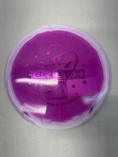 Used Dynamic Discs LUCID ICE ORBIT TRUTH Disc Golf Driver Purple 171g 11835-S000196233