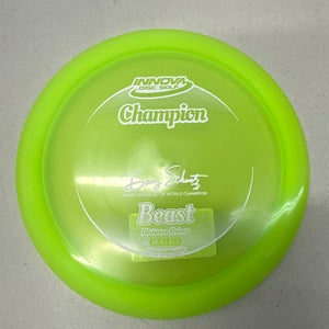 Used Innova CHAMPRION BEAST SCHULTZ 2X Disc Golf Driver Neon Green 167g 11835-S000196245