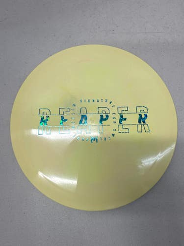 Used Discraft SIGNATURE ESP SWIRL REAPER Disc Golf Driver Yellow 11835-S000196241