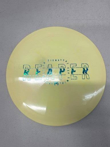 Used Discraft SIGNATURE ESP SWIRL REAPER Disc Golf Driver Yellow 11835-S000196241