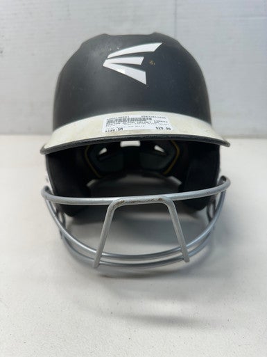 Used Easton EASTON ALPHA HELMET Batting Helmet No Mask Black And White SM 11835-S000196581