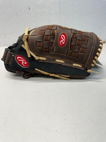 Used Rawlings RL140B BB/SB Glove RH Throw Brown 14" 11835-S000196584