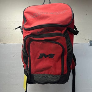 Used Miken MKBG18 BB/SB Player Backpack Red 11835-S000196593