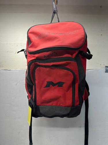Used Miken MKBG18 BB/SB Player Backpack Red 11835-S000196593