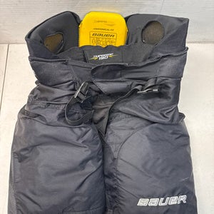 Used Bauer Supreme 190 Thermo SR LG Hockey Girdle - Black 11835-S000196399