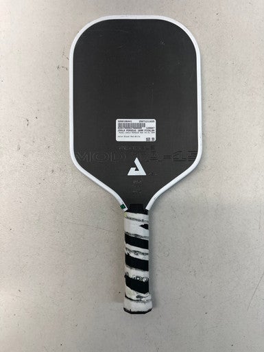 Used JOOLA PERSEUS MOD TA-15 16MM Pickleball Racquet Black And White 11835-S000196441