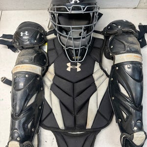 Used Under Armour UACOCC4-SRP Catchers Chest Protector Black Intermed 11835-S000196482