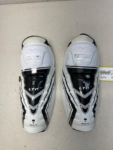 Used CCM LTP Junior Shin Guards White 10" 11835-S000196502
