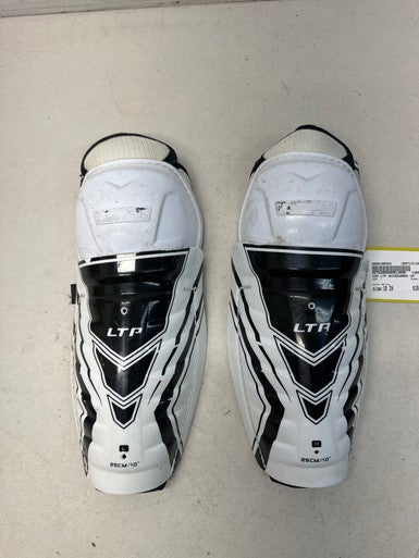 Used CCM LTP Junior Shin Guards White 10" 11835-S000196502