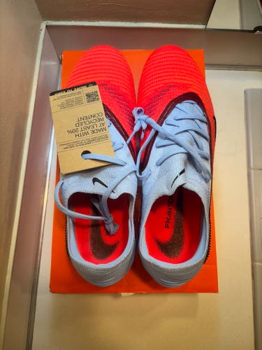 Orange Men's Size M 10.5 (W 11.5) Nike Mercurial Vapor Trainers Cleats (New)