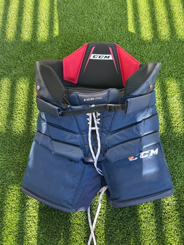 Used Large CCM Blue Goal Pant