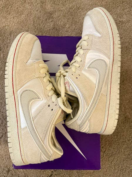 Light Bone Unisex Adult Size M 8.5 (W 9.5) Nike Dunk Low Shoes (Used)