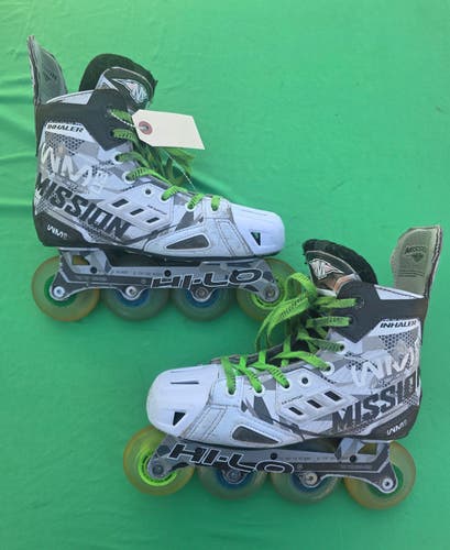 Junior Mission Inhaler WM03 Inline Skates Wide Width Size 4.5