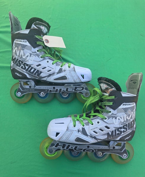 Junior Mission Inhaler WM03 Inline Skates Wide Width Size 4.5