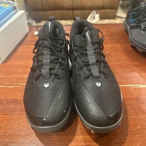 Black Men's Size 13.0 (W 14.0) Adult Nike Low Top Force Trout 9 Pro MCS Molded Cleats (New)