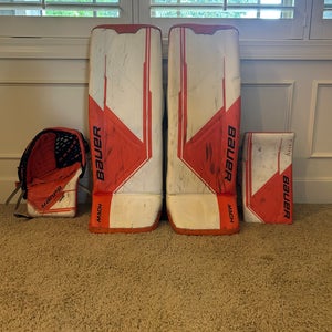 34" 2023 Bauer Supreme Mach Full Right Goalie Full Set Pro Stock (Used)